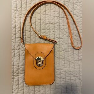 Leather Crossbody Bag - Handmade